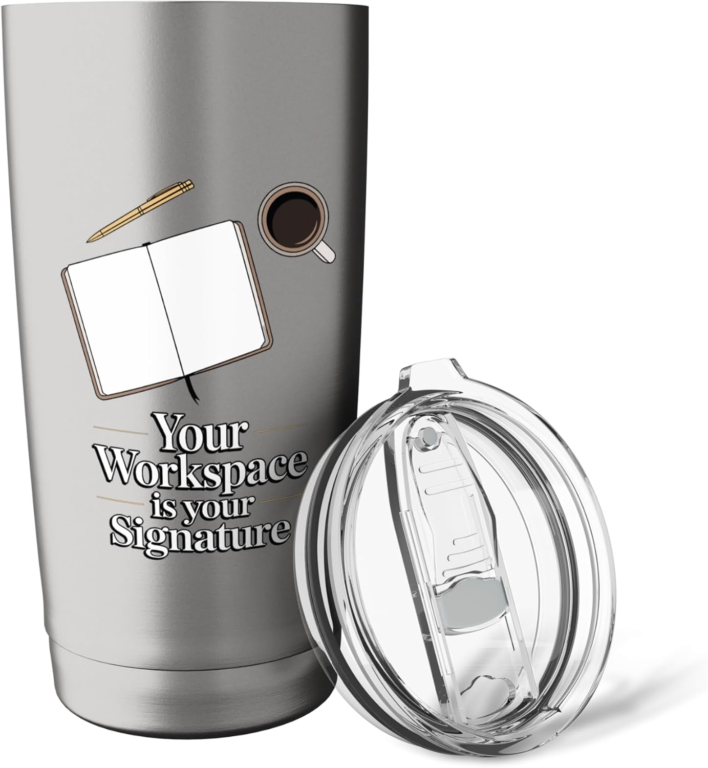 Your Workspace Is Your Signature Home Office Desk Stainless Steel Insulated Tumbler