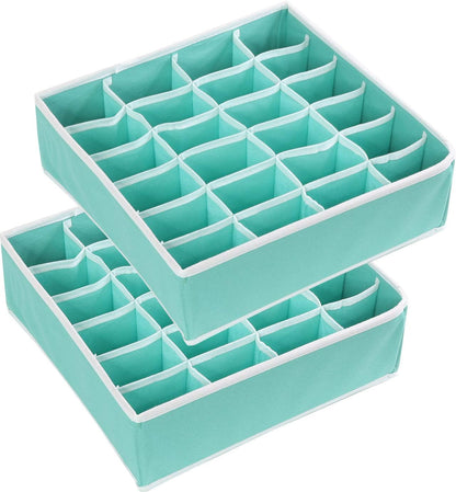 Closet Sock Organizer, 24 Cell, Pink
