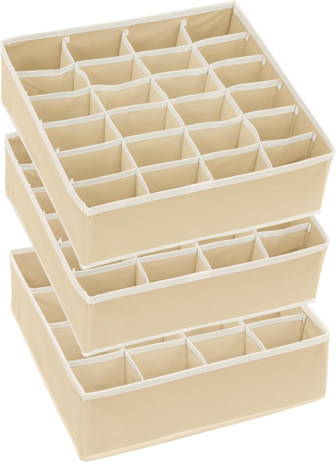 Closet Sock Organizer, 24 Cell, Pink