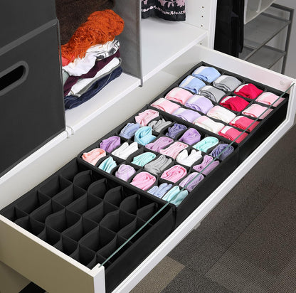 Closet Sock Organizer, 24 Cell, Pink