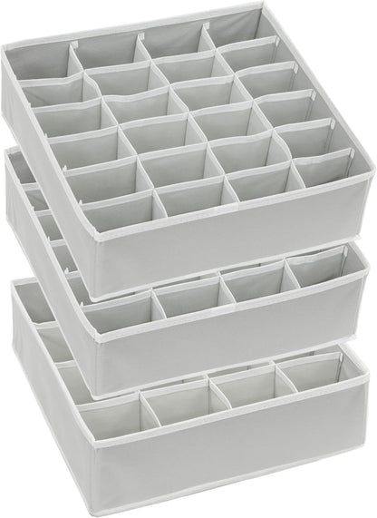 Closet Sock Organizer, 24 Cell, Pink
