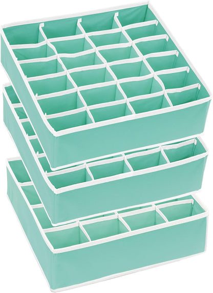 Closet Sock Organizer, 24 Cell, Pink