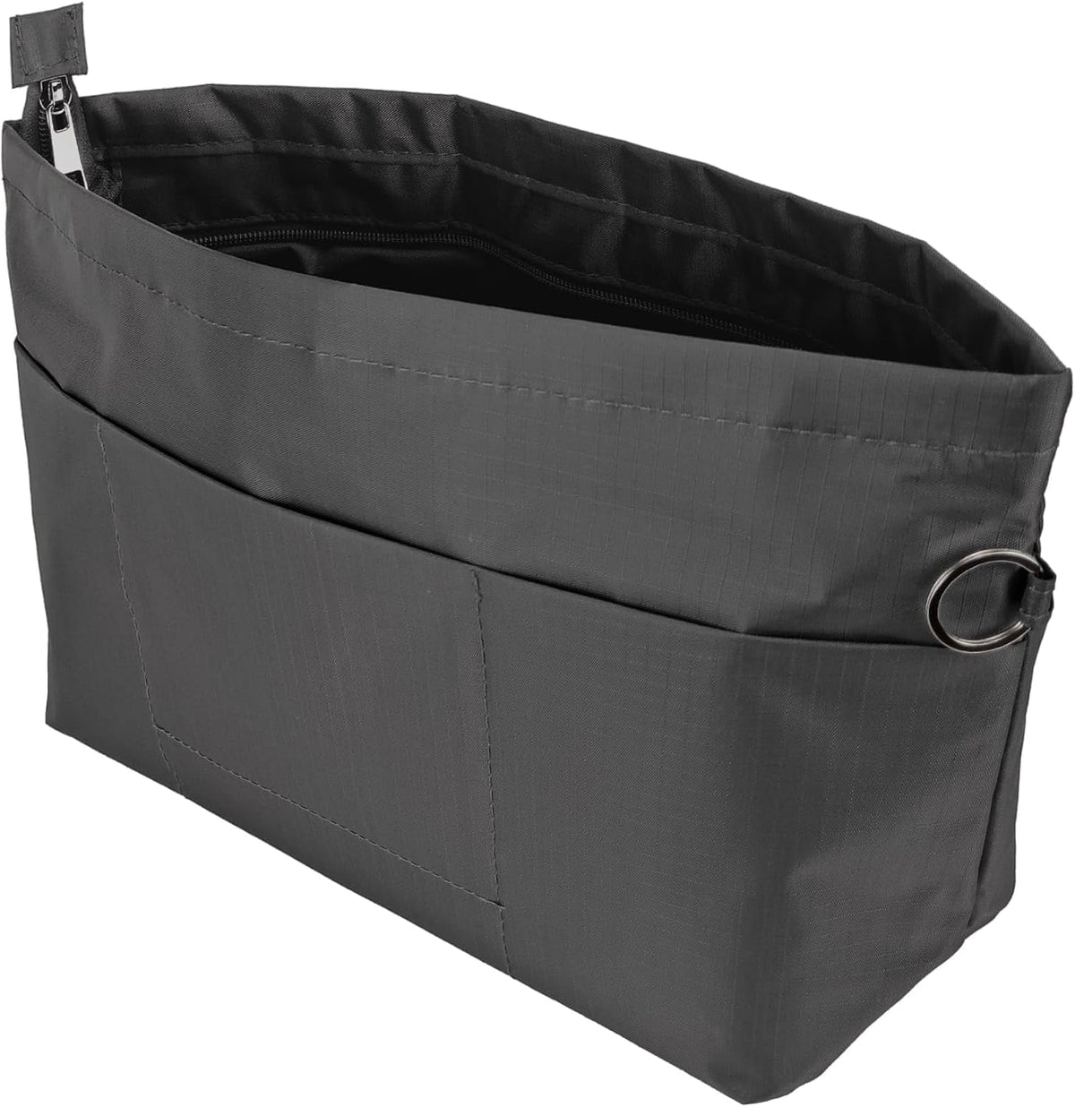 Handbag Tote Purse Organizer Insert, Large, Black