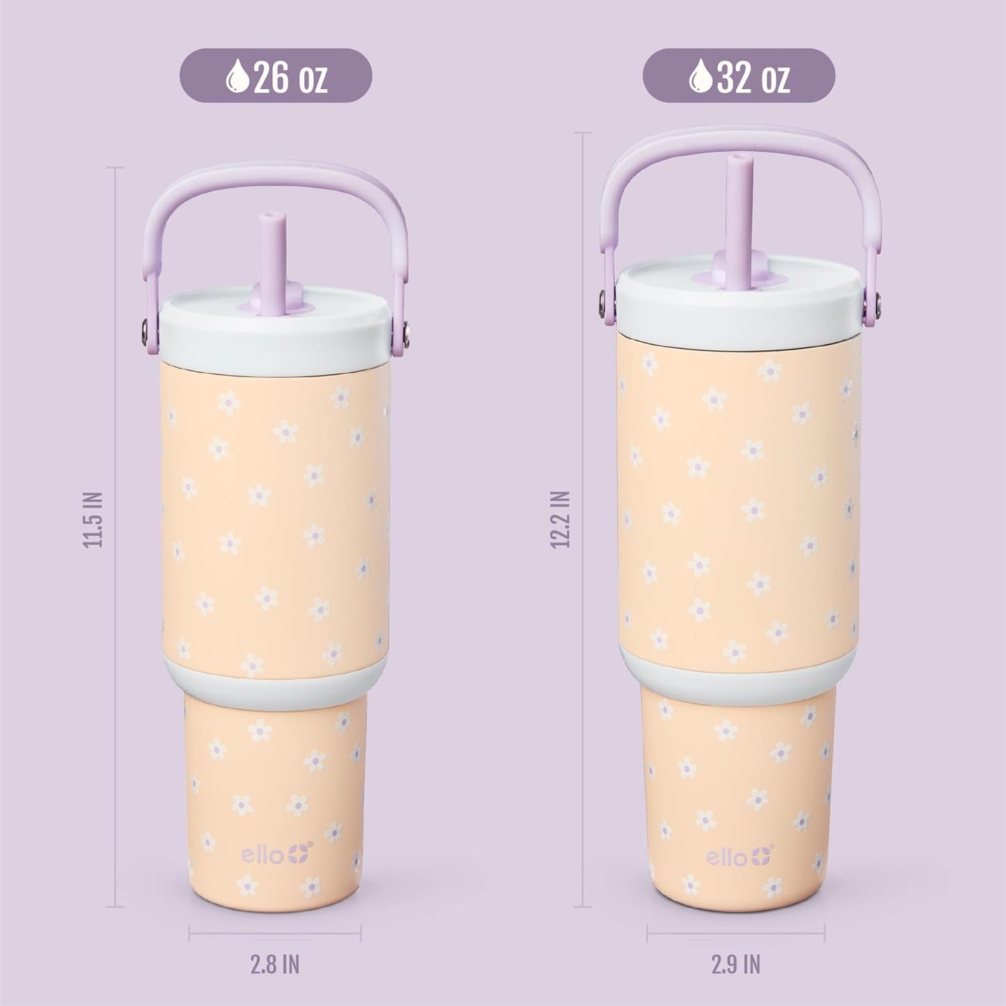 Oasis Go+ 26oz Insulated Stainless Steel Tumbler with Straw, Jadeglow | Insulated stainless steel cup with top handle, retracting straw, leakproof lid, 24 hours cold, & cupholder fit for travel