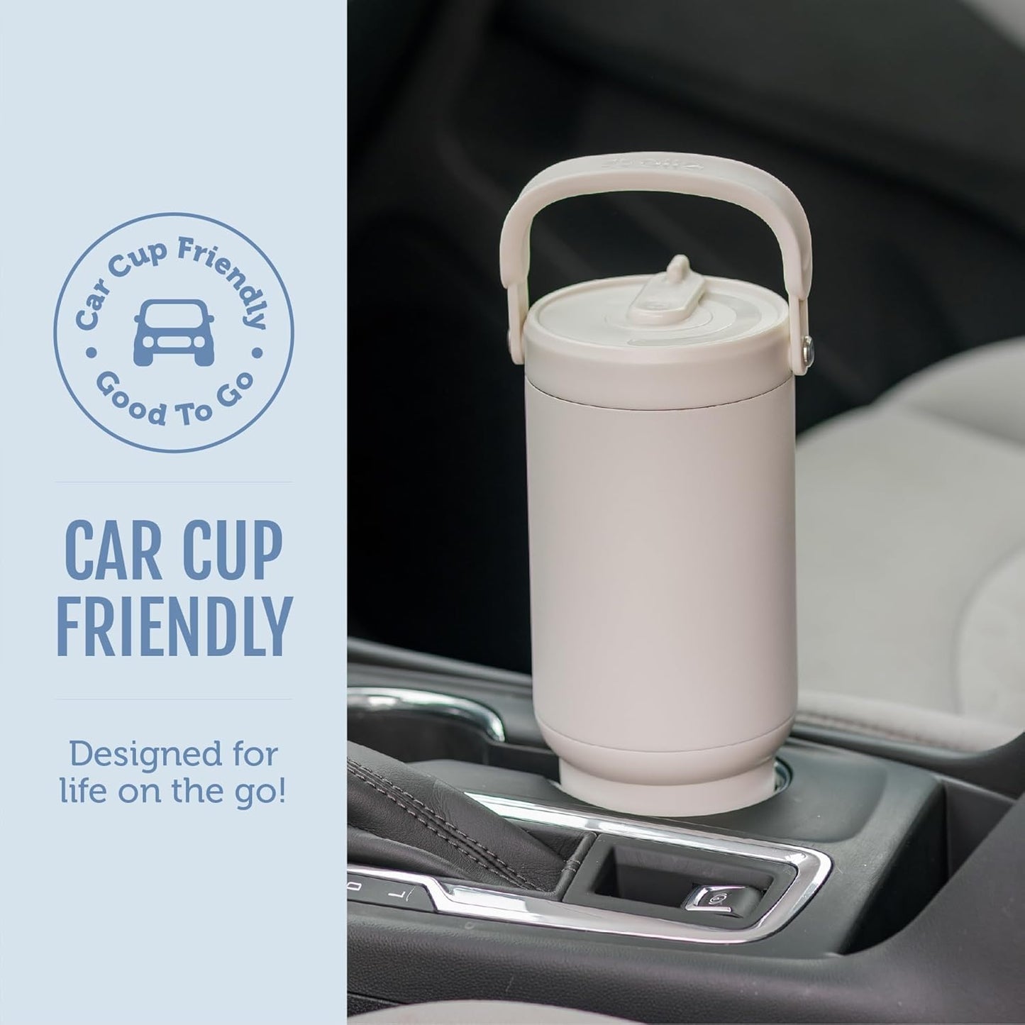 Oasis Go+ 26oz Insulated Stainless Steel Tumbler with Straw, Jadeglow | Insulated stainless steel cup with top handle, retracting straw, leakproof lid, 24 hours cold, & cupholder fit for travel