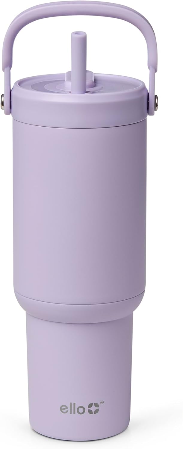 Oasis Go+ 26oz Insulated Stainless Steel Tumbler with Straw, Jadeglow | Insulated stainless steel cup with top handle, retracting straw, leakproof lid, 24 hours cold, & cupholder fit for travel
