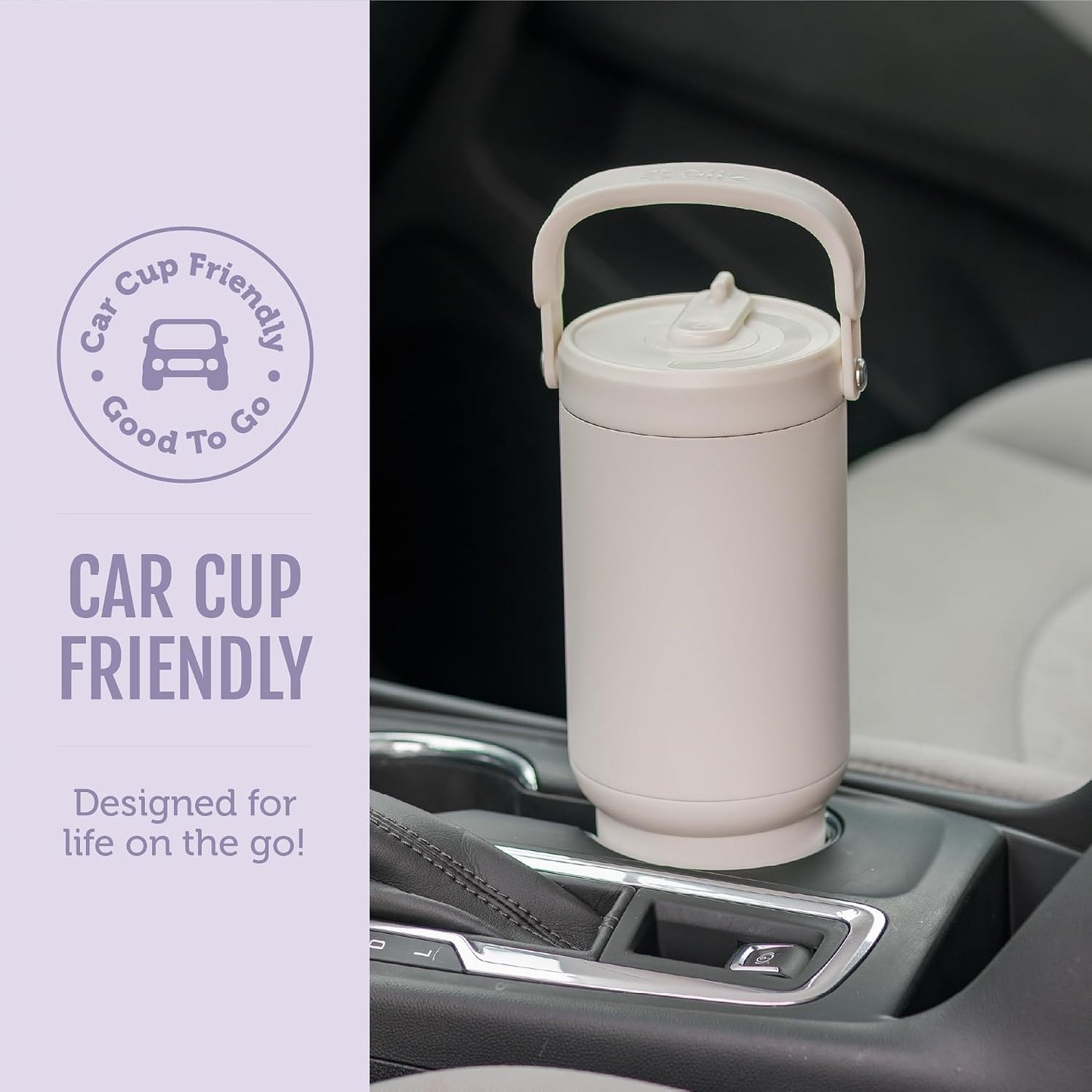 Oasis Go+ 26oz Insulated Stainless Steel Tumbler with Straw, Jadeglow | Insulated stainless steel cup with top handle, retracting straw, leakproof lid, 24 hours cold, & cupholder fit for travel
