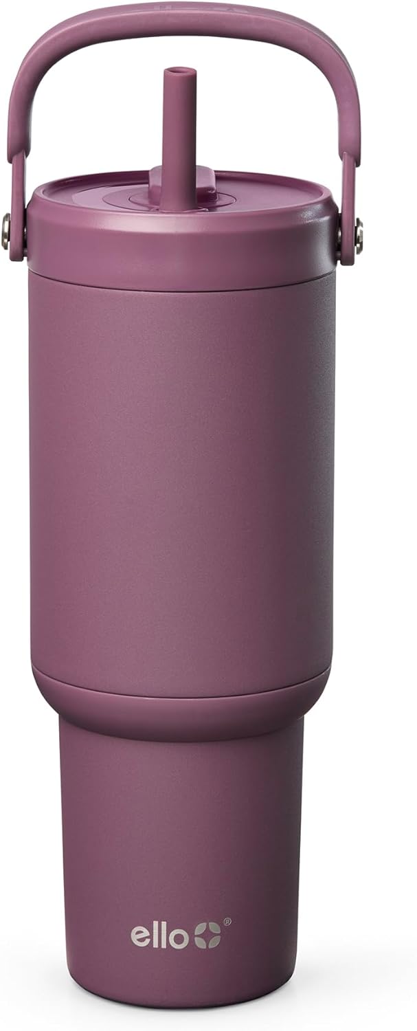 Oasis Go+ 26oz Insulated Stainless Steel Tumbler with Straw, Jadeglow | Insulated stainless steel cup with top handle, retracting straw, leakproof lid, 24 hours cold, & cupholder fit for travel