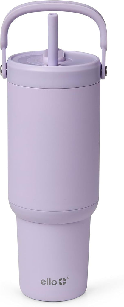 Oasis Go+ 26oz Insulated Stainless Steel Tumbler with Straw, Jadeglow | Insulated stainless steel cup with top handle, retracting straw, leakproof lid, 24 hours cold, & cupholder fit for travel