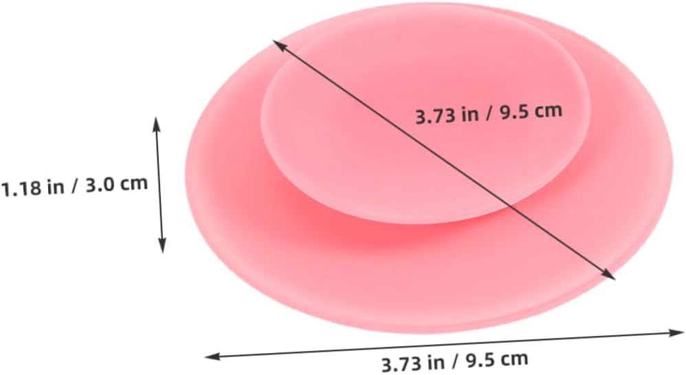 8pcs Silicone Tableware Sucker Double Sided Suction Cups Nonslip Plates Bowls Suction Pads for Kids Elderly Dining Table Supplies