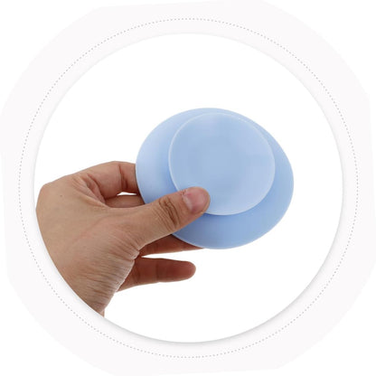 8pcs Silicone Tableware Sucker Double Sided Suction Cups Nonslip Plates Bowls Suction Pads for Kids Elderly Dining Table Supplies