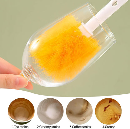 Baby Bottle Brush Cleaner,5 in 1 Water Bottle Cleaner Brushes for Cleaning