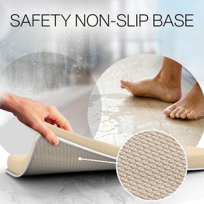 Bath Kneeler and Elbow Rest Pad Set, Kneeling Mat for Baby Bathing