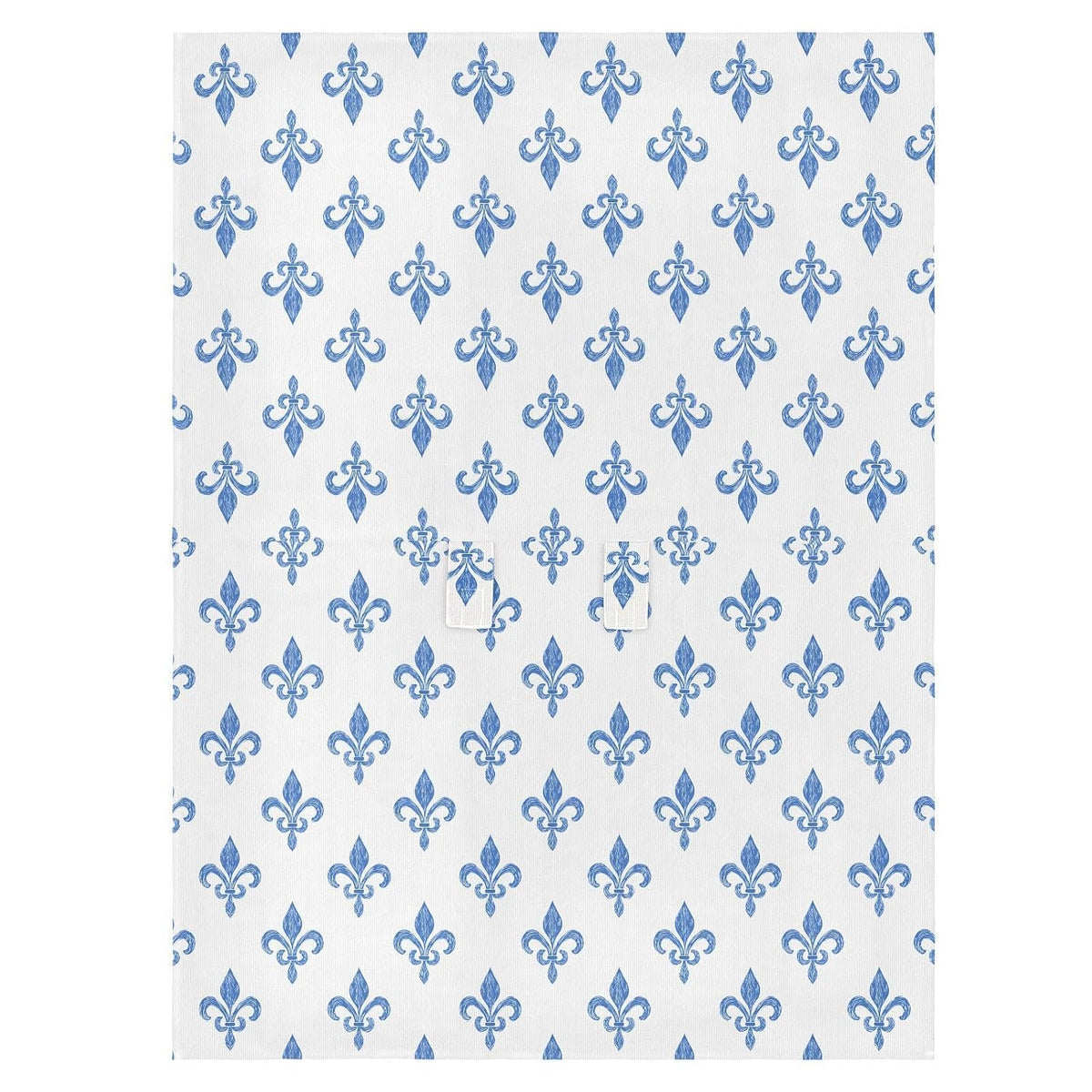 Sun Shade for Baby Strollers Fit Stroller Shade Extender Protects from Dust and Snow Fleur-de-lis Blue White