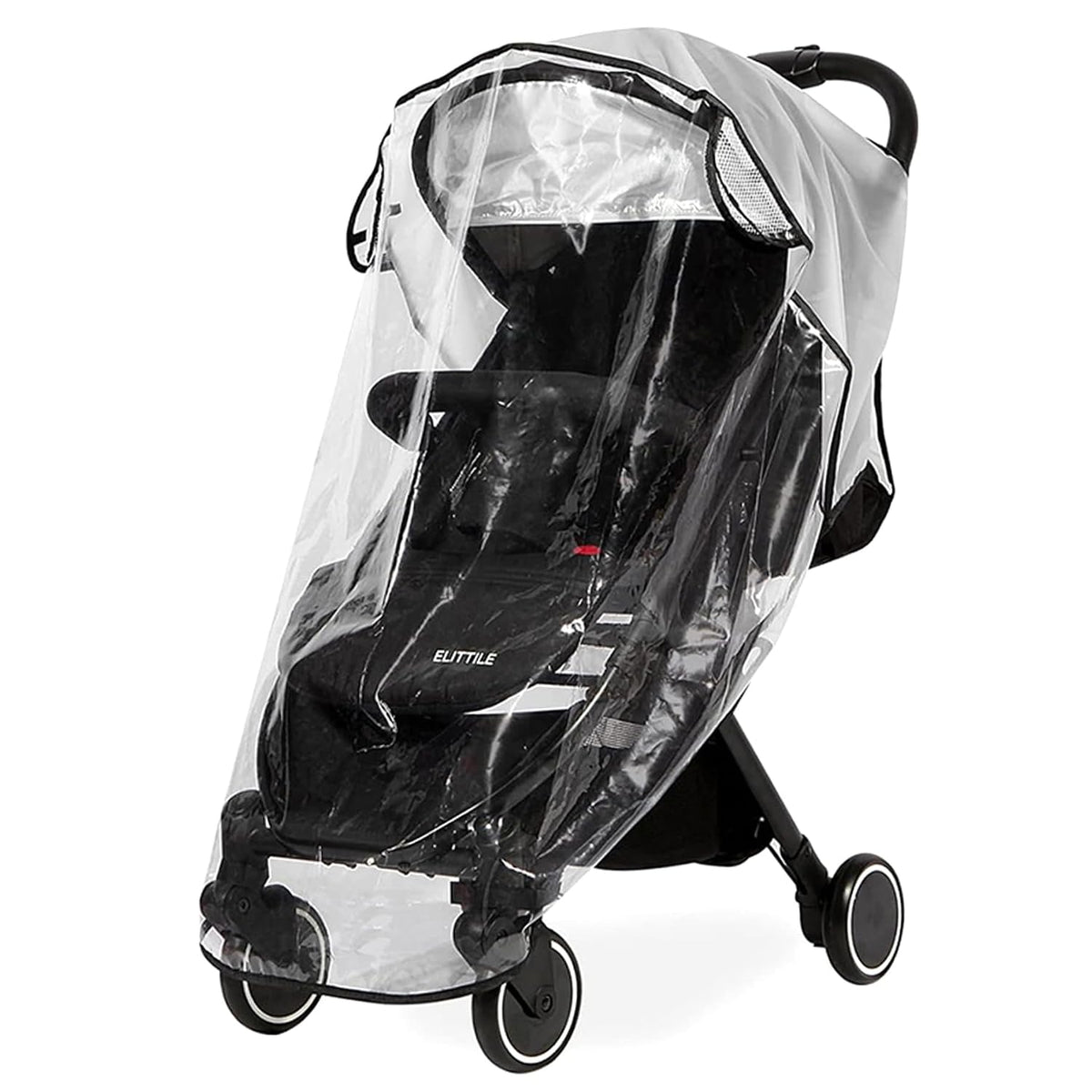 Stroller Rain Cover Windproof & Rainproof Stroller Rain Cover Foldable for Protect from Dust Snow, Baby Travel Weather Shield.