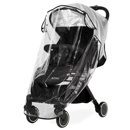 Stroller Rain Cover Windproof & Rainproof Stroller Rain Cover Foldable for Protect from Dust Snow, Baby Travel Weather Shield.