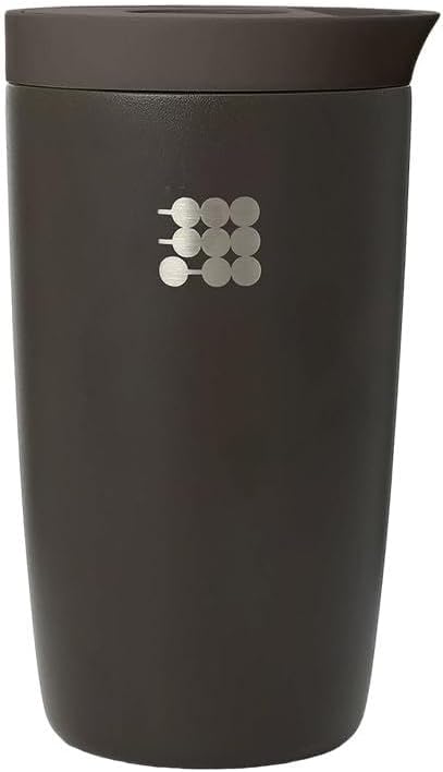 Coffee Mug 12oz, Smart Lid Stainless Steel – Sand | Ceramic Interior, Leak-Proof Design