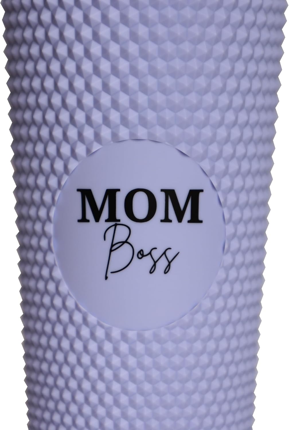 24oz Studded Tumblers | Insulated Double Wall | With Screw on Lid and Straw | Cold Beverage | Hand Wash | Mint Green, Focused & Fabulous