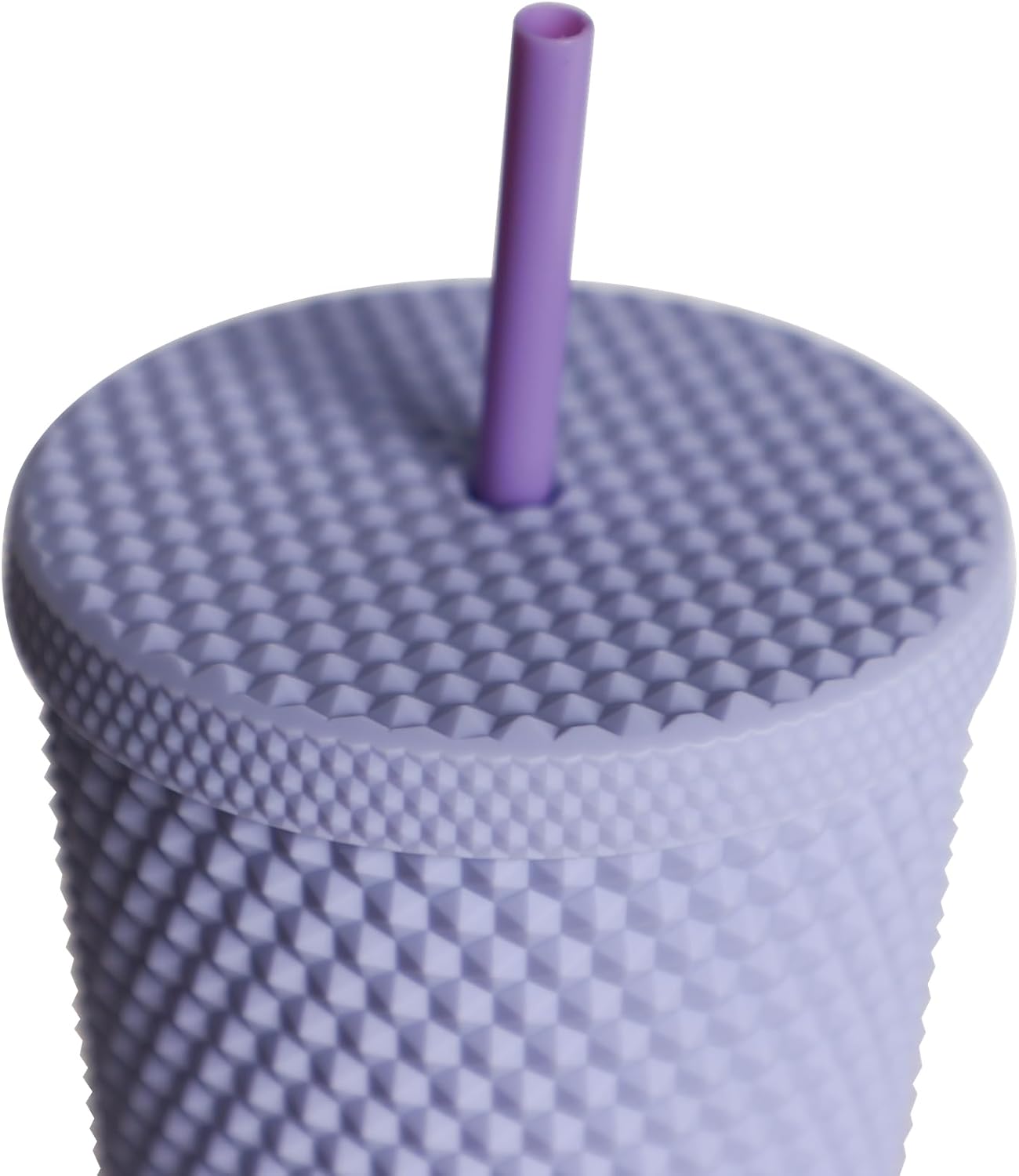 24oz Studded Tumblers | Insulated Double Wall | With Screw on Lid and Straw | Cold Beverage | Hand Wash | Mint Green, Focused & Fabulous