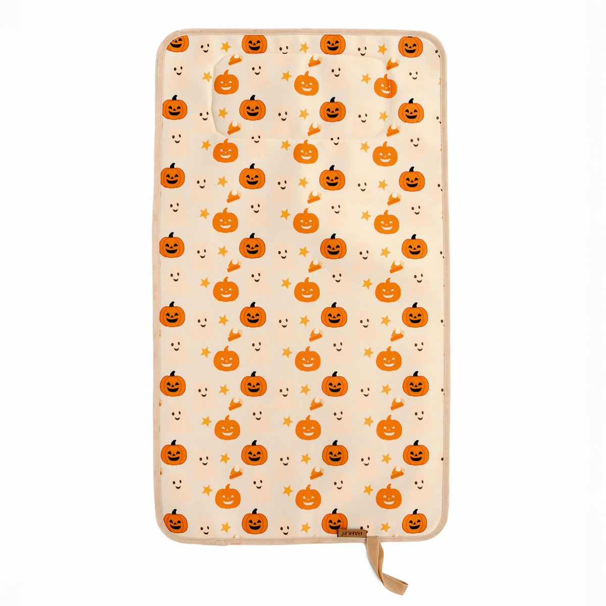 Portable Changing Pad, Soft Padded Waterproof Baby Changing Mat for Diaper Bag, Foldable & Wipe Clean, 27.5"×15.8", Compact Travel Mat for Newborns, Elephant Design, Made in Turkey