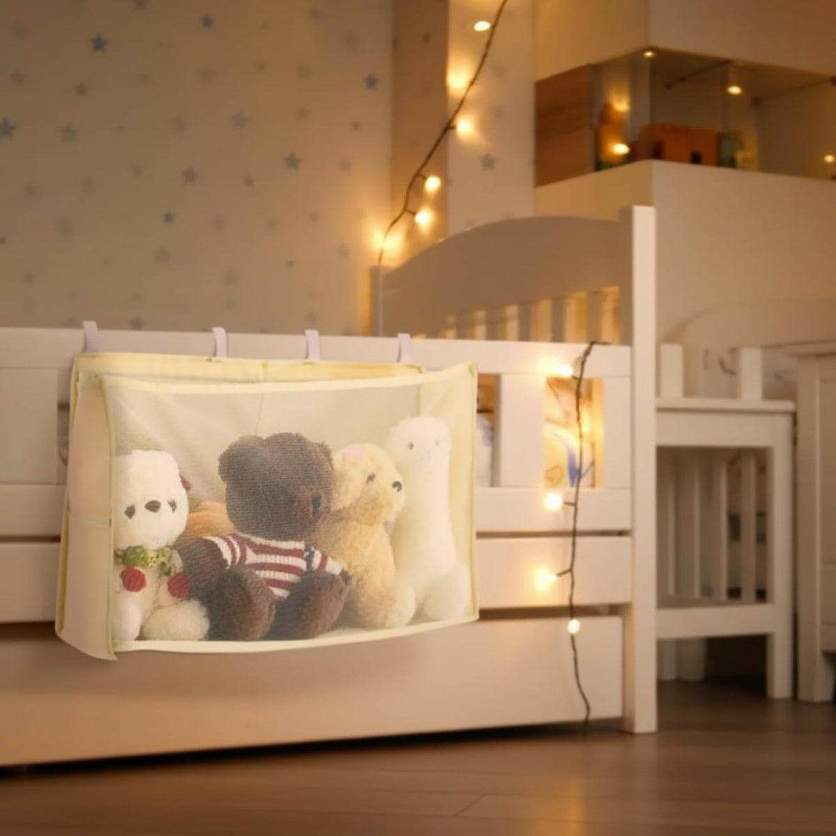 Stuffed Toy Organizer, Hanging Plush Storage with Mesh Front