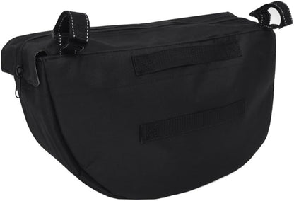 Insulated Stroller Organizer, Side Sling Stroller Saddle Bag, Black - Premium Insulated and Durable Gray Film Lining