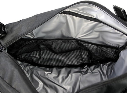 Insulated Stroller Organizer, Side Sling Stroller Saddle Bag, Black - Premium Insulated and Durable Gray Film Lining