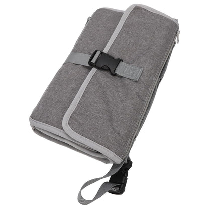 Detachable Change Pad, Portable Travel Diaper Changing Station, Oxford Cloth with Shoulder Strap and Multiple Pockets, Lightweight Travel Change Pad for On Go