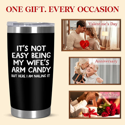 AVERXO Retirement Gifts for Men, Funny 20oz Tumbler for Husband Dad Grandpa | Retirement Tumbler, Employee Appreciation Gifts for Men, Appreciation Gifts for Coworkers, Tumbler with Lid and Straw