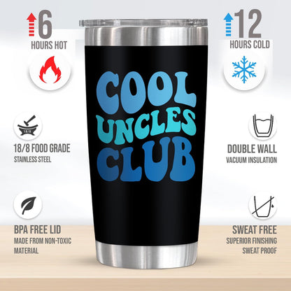 AVERXO Retirement Gifts for Men, Funny 20oz Tumbler for Husband Dad Grandpa | Retirement Tumbler, Employee Appreciation Gifts for Men, Appreciation Gifts for Coworkers, Tumbler with Lid and Straw