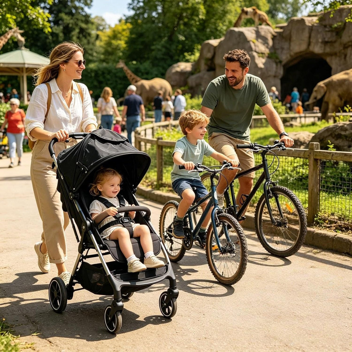 Stroller Canopy - Universal Foldable UV Protection Prams Shade