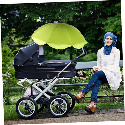 Adjustable Baby Stroller Umbrella Clip-on Sunshade High UPF 50 Protects Against Rays Suitable for Pushchair Bike