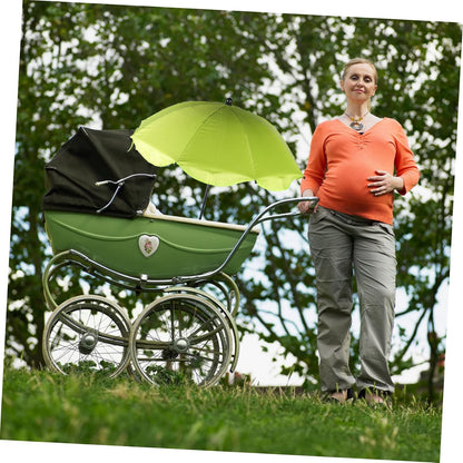 Adjustable Baby Stroller Umbrella Clip-on Sunshade High UPF 50 Protects Against Rays Suitable for Pushchair Bike