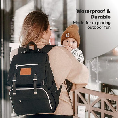 Portable Diaper Changing Pad and Diaper Bag Backpack - Waterproof Foldable Baby Changing Mat - Waterproof Multi Function Baby Travel Bags - Diaper Changing Station- Travel Diaper Change Pad