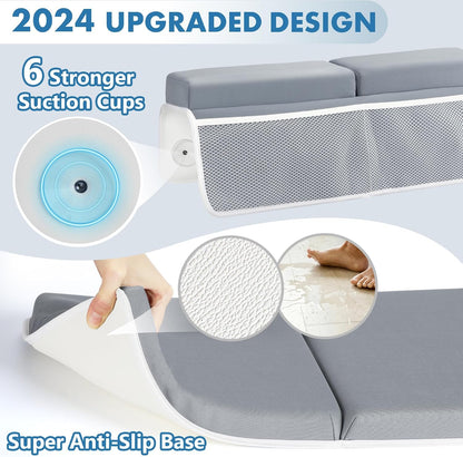 Bath Kneeler and Elbow Rest Pad Set, 1.5-Inch Thick Memory Foam Pads