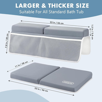 Bath Kneeler and Elbow Rest Pad Set, 1.5-Inch Thick Memory Foam Pads