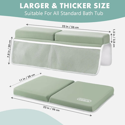 Bath Kneeler and Elbow Rest Pad Set, 1.5-Inch Thick Memory Foam Pads