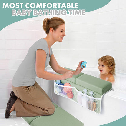 Bath Kneeler and Elbow Rest Pad Set, 1.5-Inch Thick Memory Foam Pads
