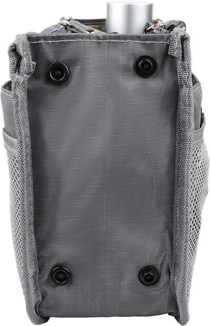 Updated Purse Handbag Organizer Insert Liner Bag in Bag 13 Pockets Beige Dot Small