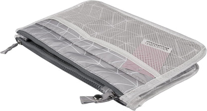 Updated Purse Handbag Organizer Insert Liner Bag in Bag 13 Pockets Beige Dot Small