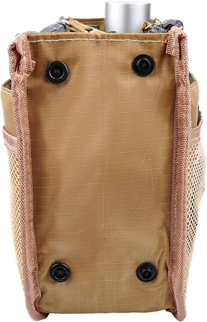 Updated Purse Handbag Organizer Insert Liner Bag in Bag 13 Pockets Beige Dot Small