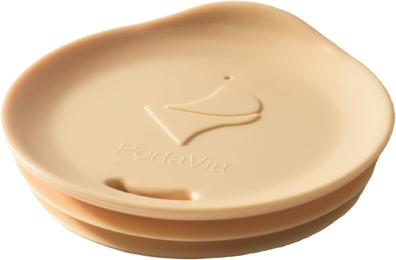 Reusable, Dishwasher-Safe Silicone Lid for Coffee Cups and Mugs | Take Your Favorite Cup/Mug/Tumbler To-Go - This Lid fits drinkware with 3” to 3¼” Inside Diameter - Medium Size, Black