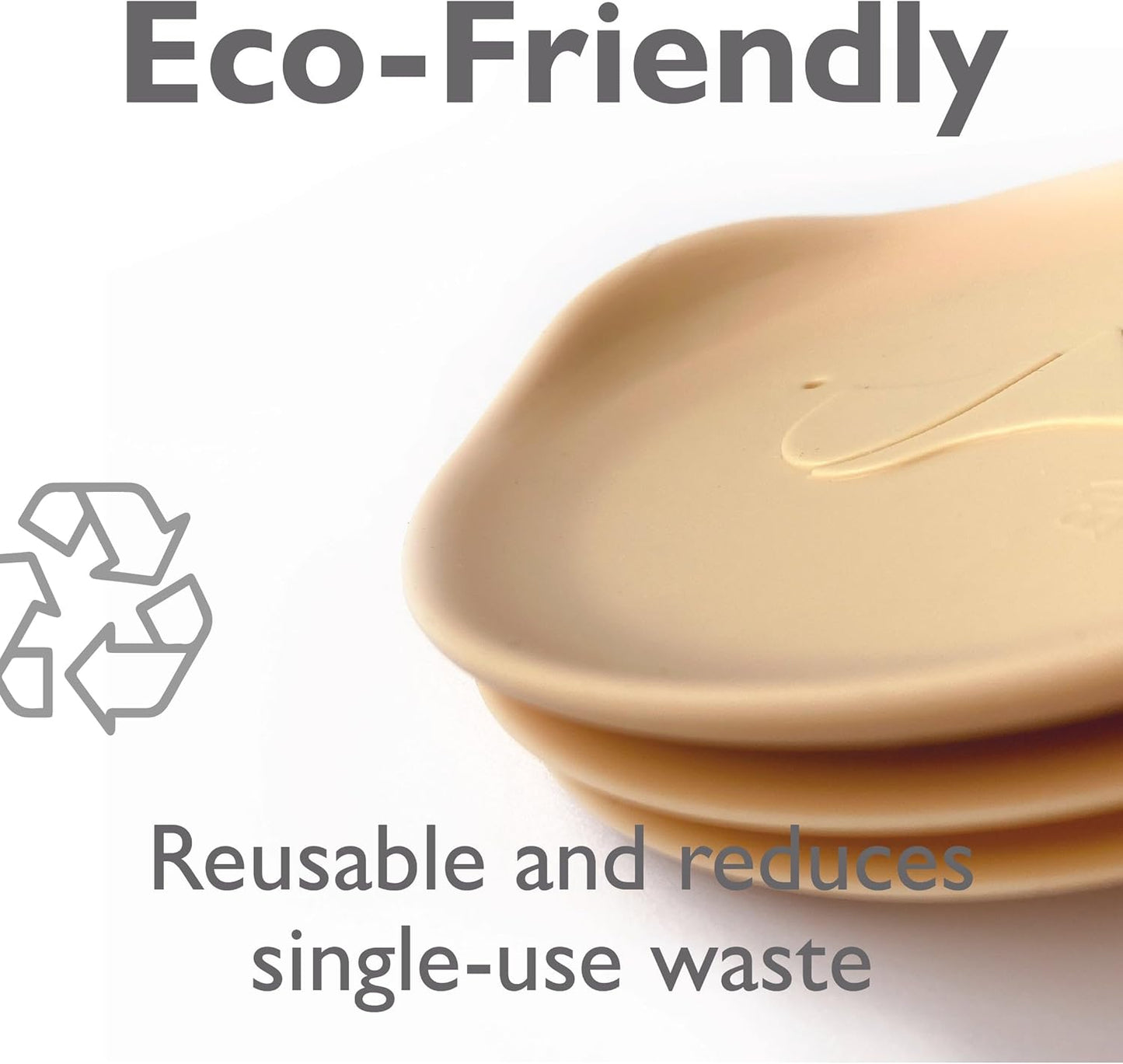 Reusable, Dishwasher-Safe Silicone Lid for Coffee Cups and Mugs | Take Your Favorite Cup/Mug/Tumbler To-Go - This Lid fits drinkware with 3” to 3¼” Inside Diameter - Medium Size, Black