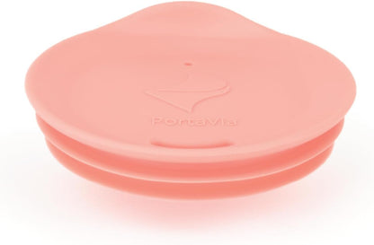 Reusable, Dishwasher-Safe Silicone Lid for Coffee Cups and Mugs | Take Your Favorite Cup/Mug/Tumbler To-Go - This Lid fits drinkware with 3” to 3¼” Inside Diameter - Medium Size, Black