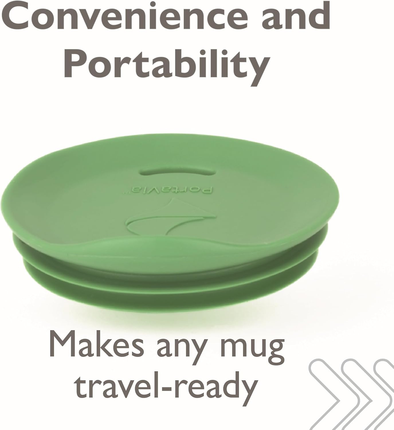Reusable, Dishwasher-Safe Silicone Lid for Coffee Cups and Mugs | Take Your Favorite Cup/Mug/Tumbler To-Go - This Lid fits drinkware with 3” to 3¼” Inside Diameter - Medium Size, Black