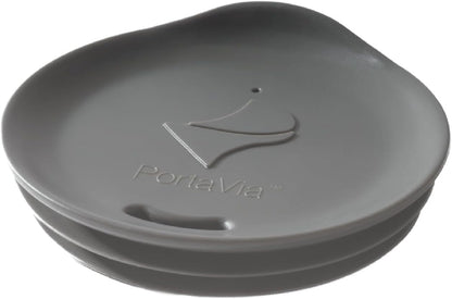 Reusable, Dishwasher-Safe Silicone Lid for Coffee Cups and Mugs | Take Your Favorite Cup/Mug/Tumbler To-Go - This Lid fits drinkware with 3” to 3¼” Inside Diameter - Medium Size, Black