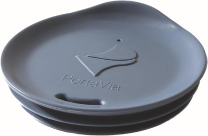Reusable, Dishwasher-Safe Silicone Lid for Coffee Cups and Mugs | Take Your Favorite Cup/Mug/Tumbler To-Go - This Lid fits drinkware with 3” to 3¼” Inside Diameter - Medium Size, Black