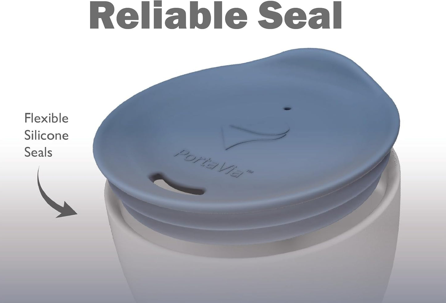 Reusable, Dishwasher-Safe Silicone Lid for Coffee Cups and Mugs | Take Your Favorite Cup/Mug/Tumbler To-Go - This Lid fits drinkware with 3” to 3¼” Inside Diameter - Medium Size, Black
