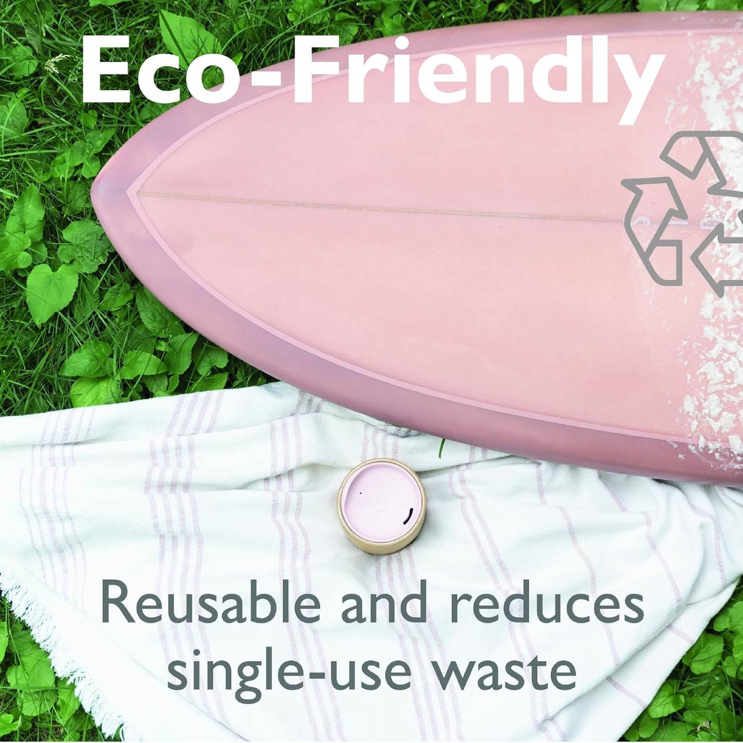 Reusable, Dishwasher-Safe Silicone Lid for Coffee Cups and Mugs | Take Your Favorite Cup/Mug/Tumbler To-Go - This Lid fits drinkware with 3” to 3¼” Inside Diameter - Medium Size, Black