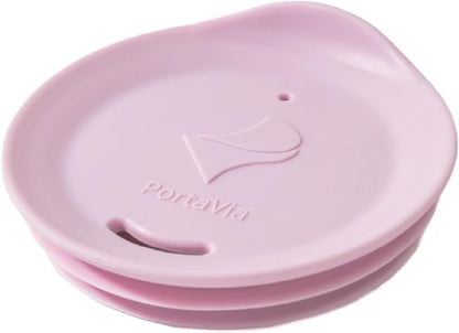 Reusable, Dishwasher-Safe Silicone Lid for Coffee Cups and Mugs | Take Your Favorite Cup/Mug/Tumbler To-Go - This Lid fits drinkware with 3” to 3¼” Inside Diameter - Medium Size, Black